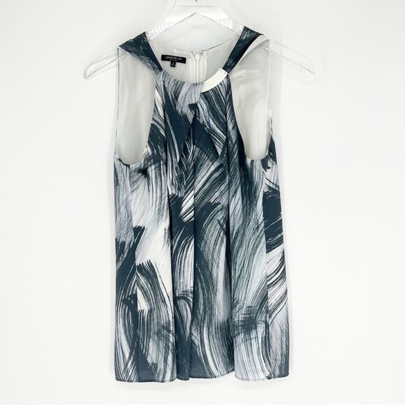 Lafayette 148 New York Silk Printed Tank Top 4 - Picture 1 of 5